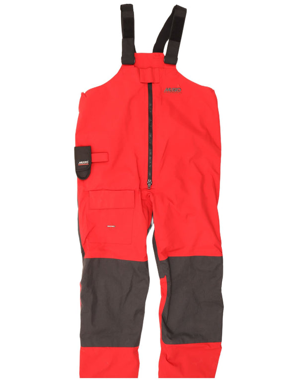Musto Mens Performance Dungarees Pantalon De Ski XL Rouge Colorblock Nylon