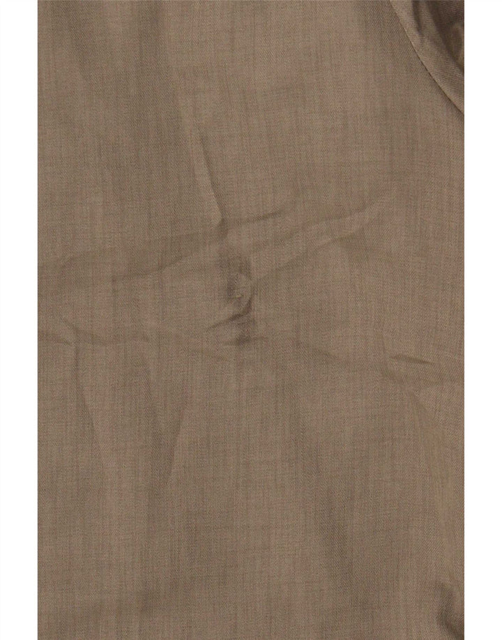 Marks & Spencer Pantalon de Costume Droit Homme W38 L31 Beige Polyester