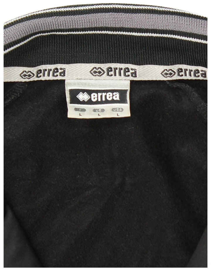 ERREA Veste de Survêtement pour Homme Large Noir Colorblock Polyester