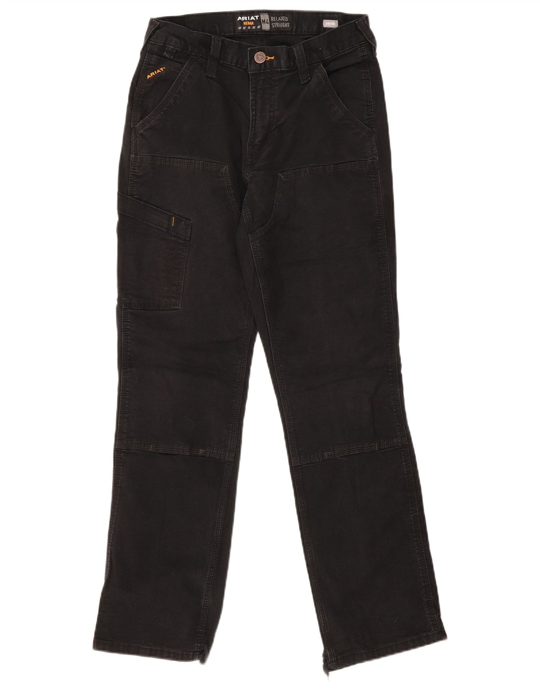 ARIAT Pantalon cargo droit coupe décontractée pour homme W29 L32 Noir Coton