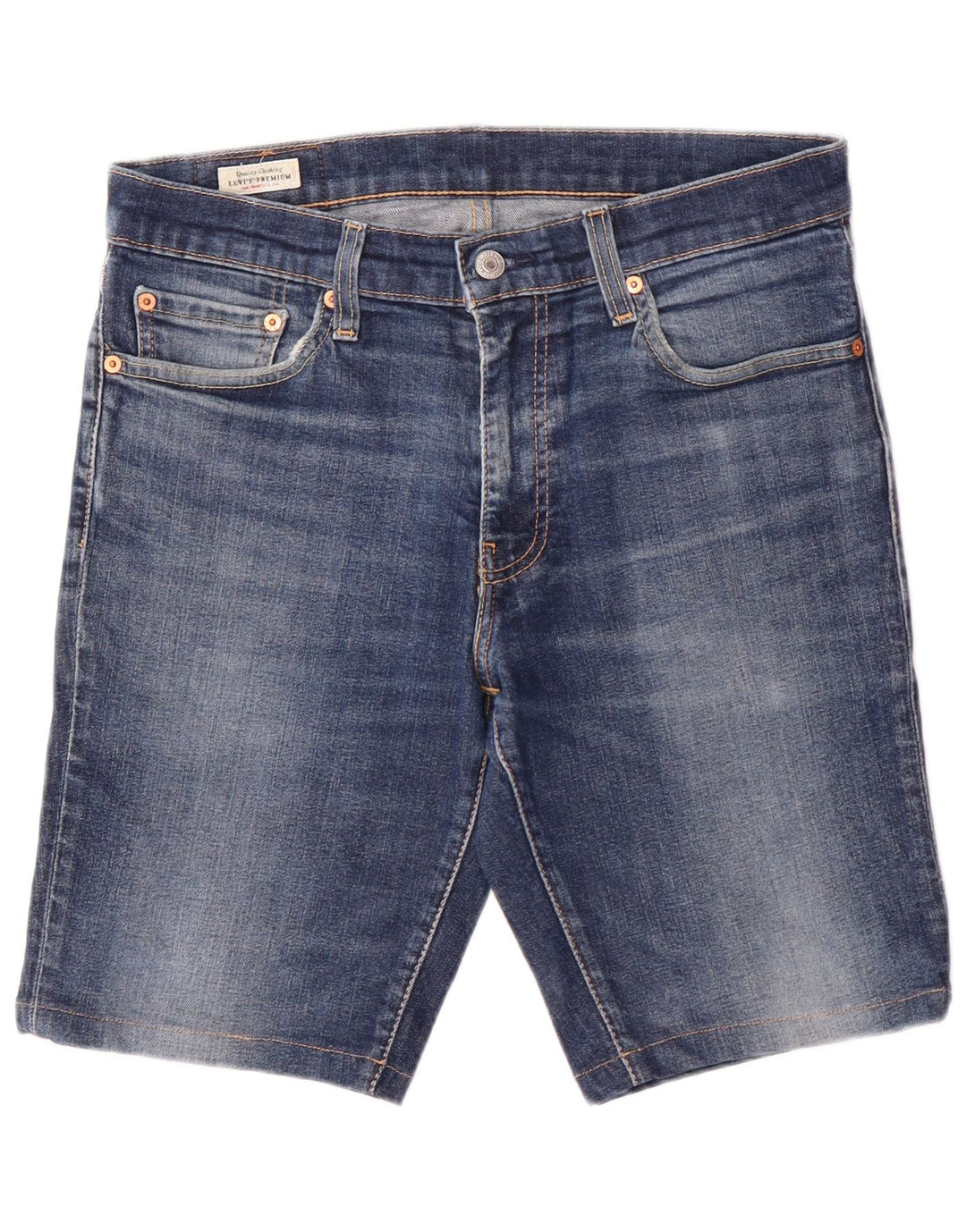 Levi's Short en Jean 511 Slim Fit W32 Homme Bleu Moyen Coton