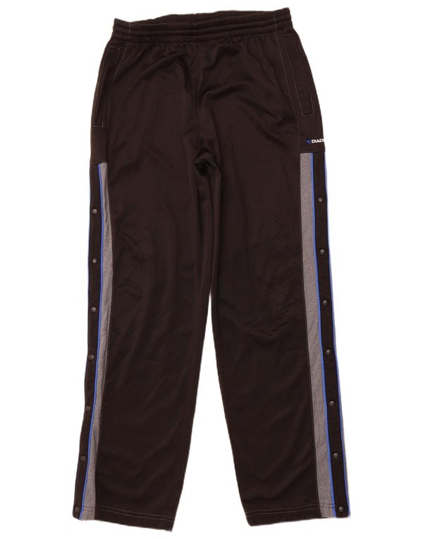 DIADORA Mens Tracksuit Trousers UK 40 Large  Black Colourblock Polyester