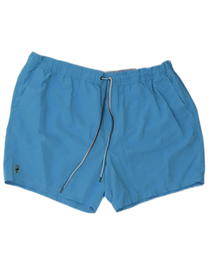 Marks & Spencer Short de bain homme 2XL bleu polyester
