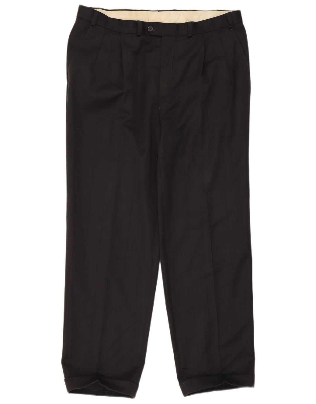 Marks & Spencer Pantalon de costume pour homme W38 L31 Noir Polyester