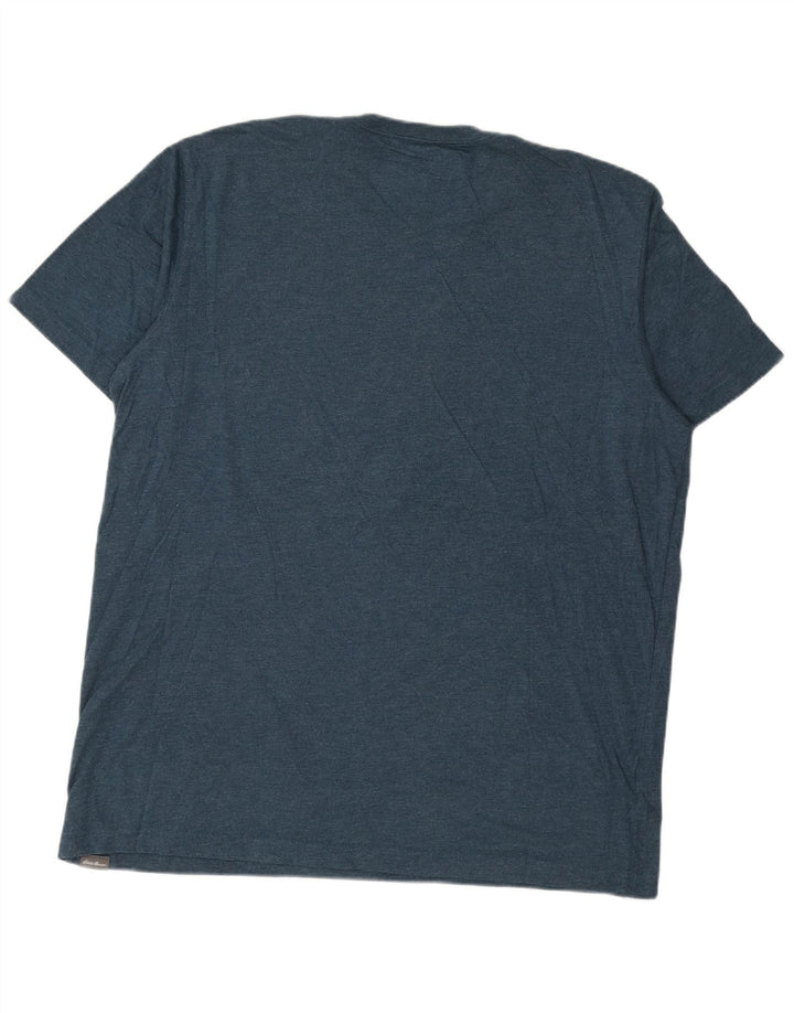 EDDIE BAUER T-Shirt Homme Top XL Bleu Coton