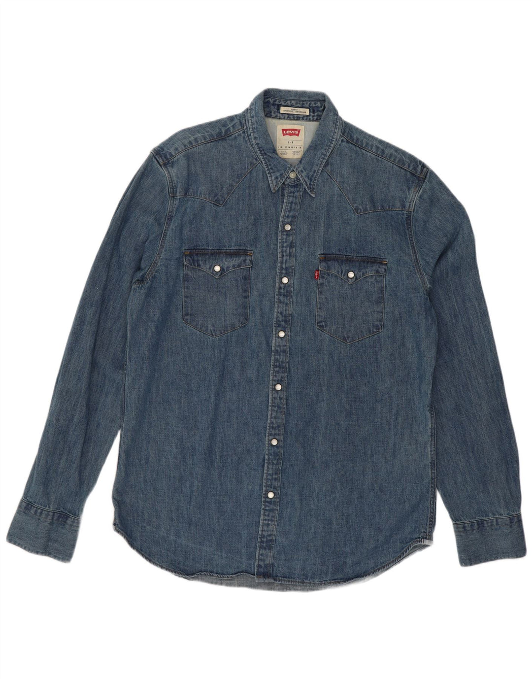 Levi's Chemise en Jean Slim Fit Homme Bleu Coton