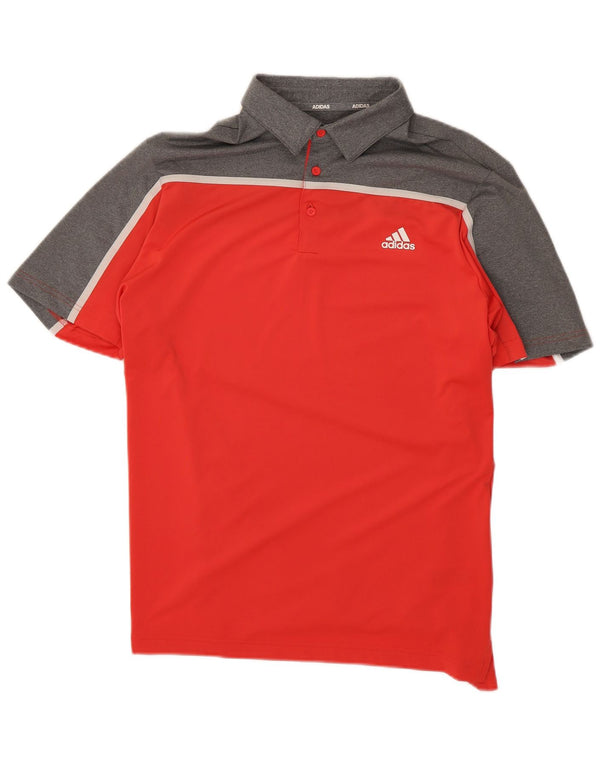 Adidas Polo Homme Grand Rouge Colorblock Polyester