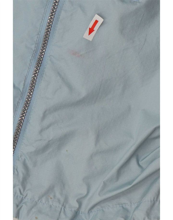 Murphy & Nye Veste de pluie à capuche pour homme UK 40 Large Bleu Polyamide