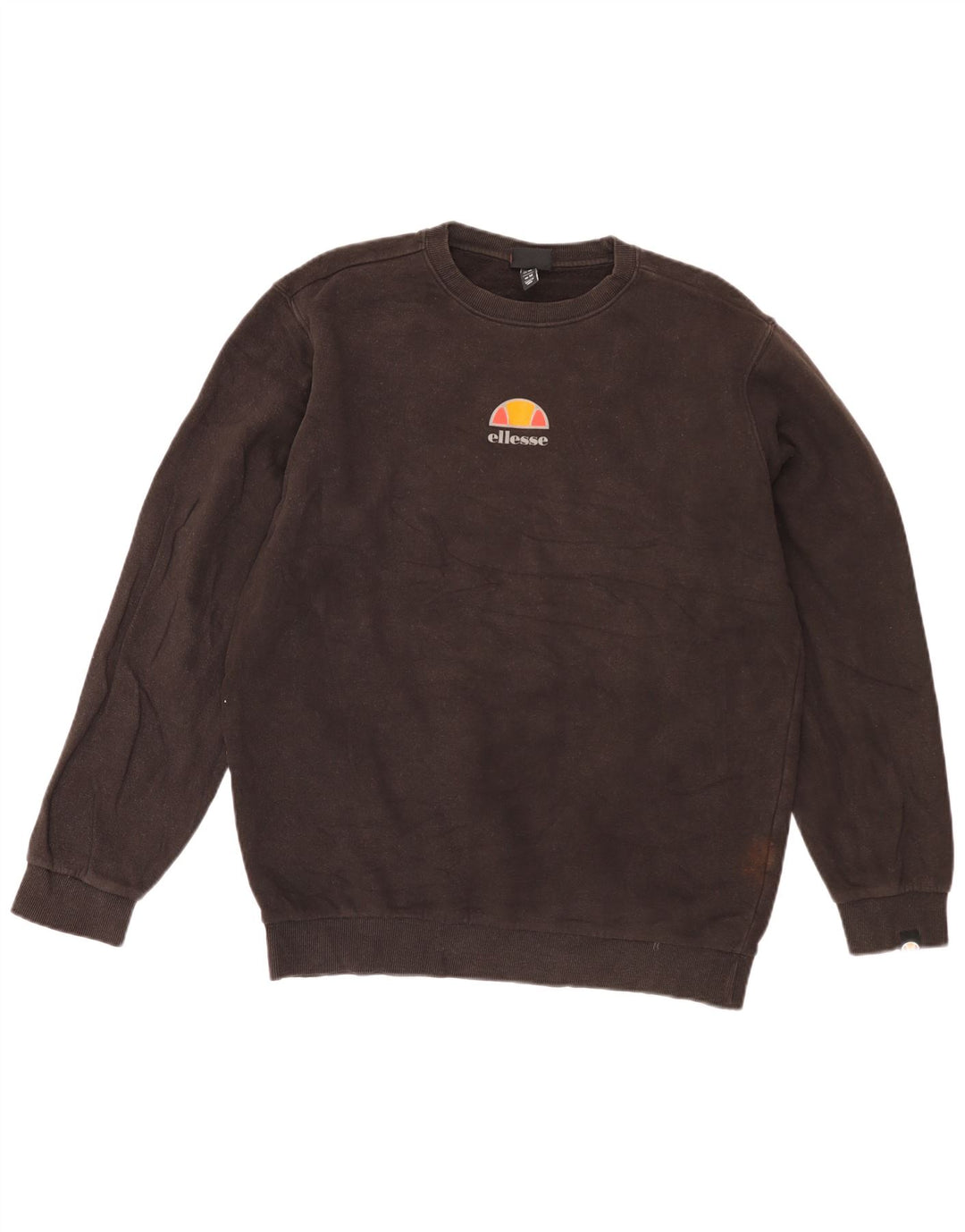 Ellesse Sweat-Shirt Homme Marron Moyen Coton