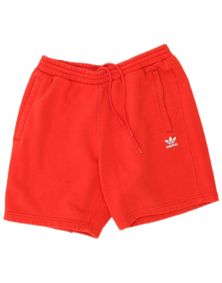 Adidas Short de sport pour homme Grand coton rouge