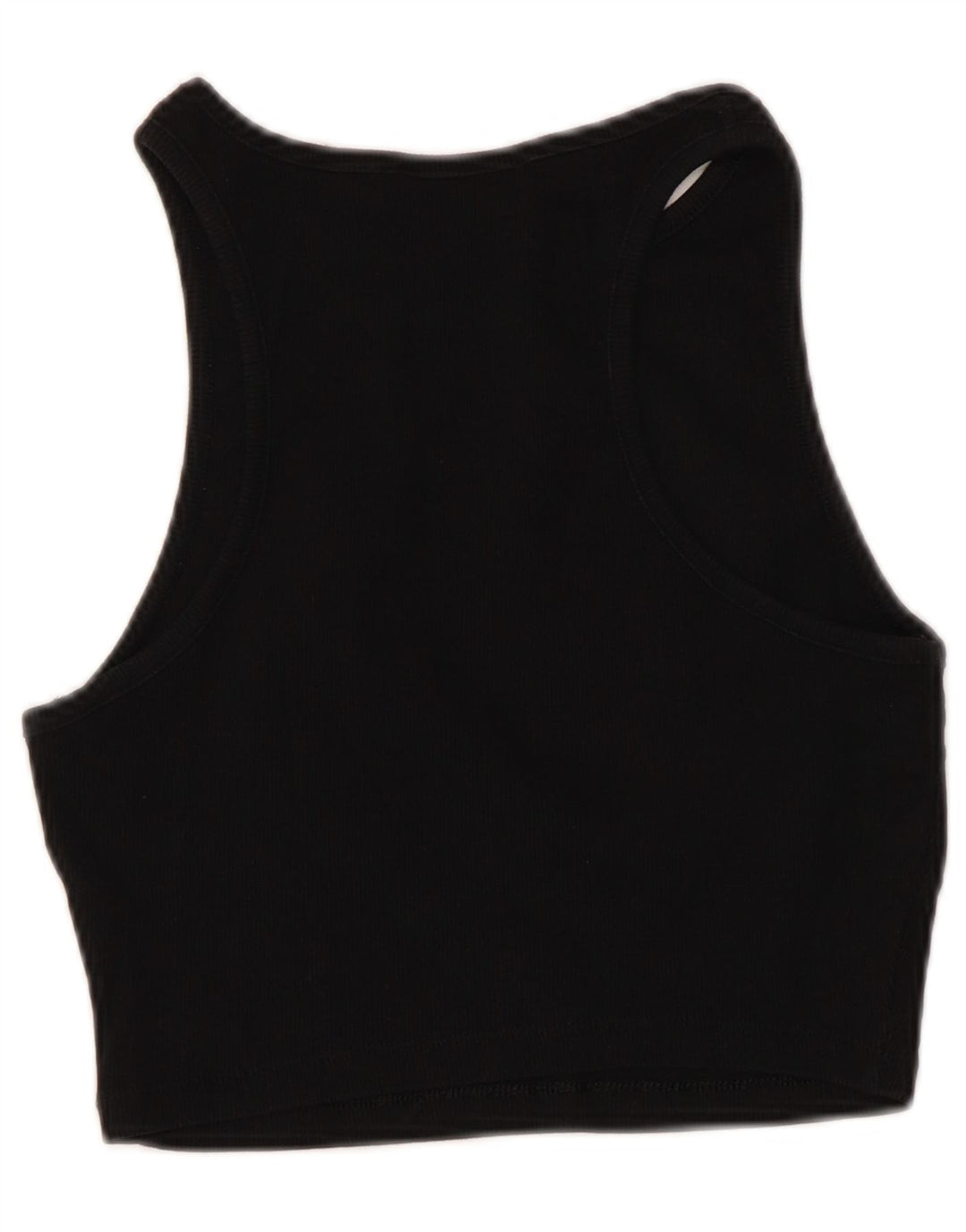 Zara Haut court sans manches pour femme UK 14 Large Noir