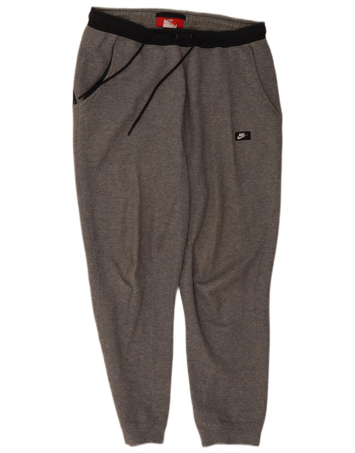 NIKE Pantalon de survêtement pour homme en coton gris moyen