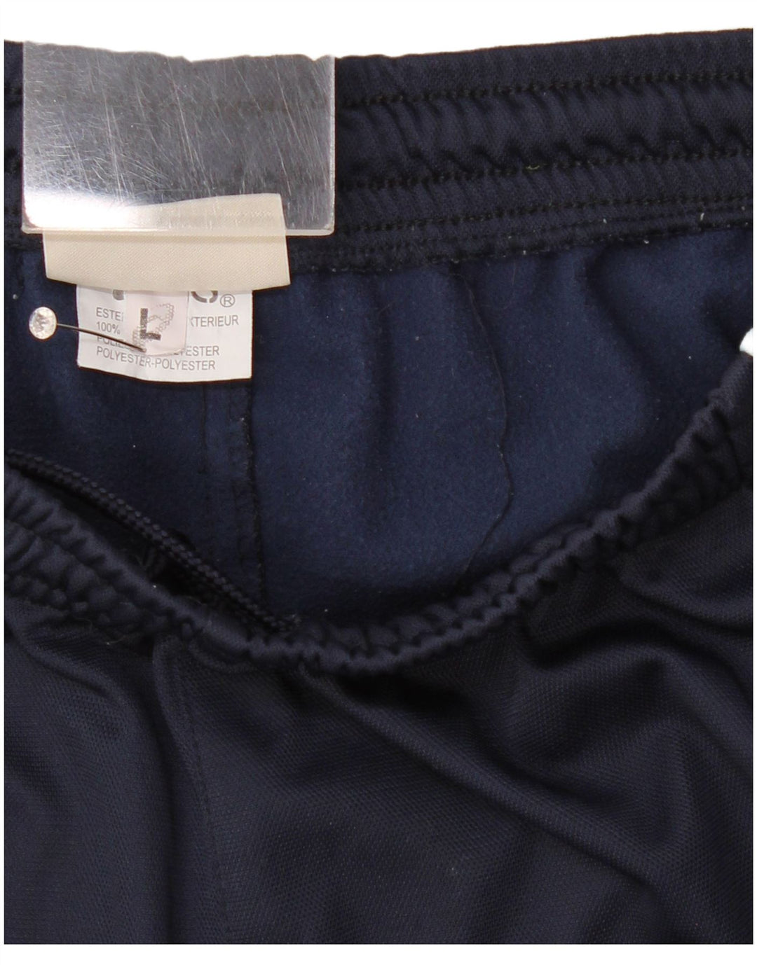 Asics Pantalon De Survêtement Homme Large Bleu Marine Colorblock Polyester