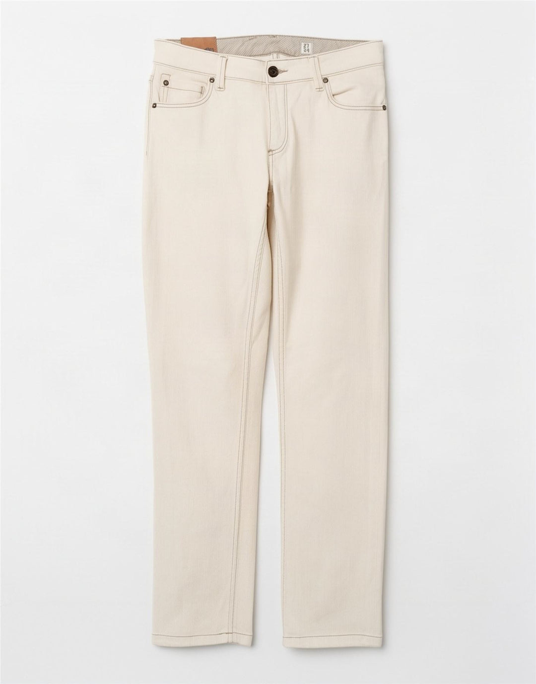 Timberland Jean Droit Femme W27 L28 Coton Blanc Cassé
