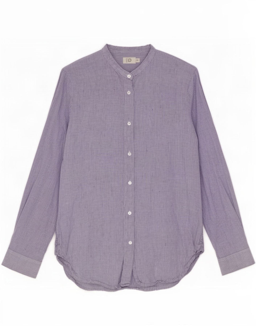 Dack's Chemise femme UK 14 Bleu moyen à fines rayures