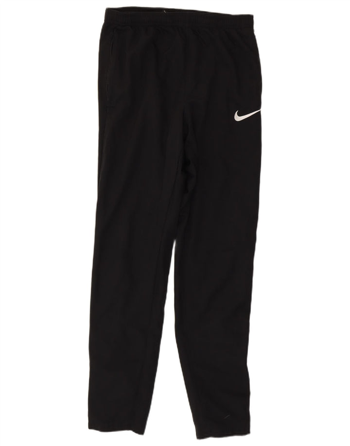 Pantalon de survêtement Nike Dri Fit pour femme UK 10 Small Noir Polyester