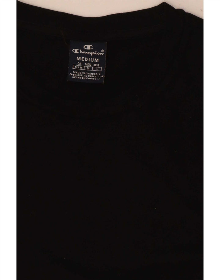 Champion T-Shirt Graphique Homme Noir Moyen Colourblock