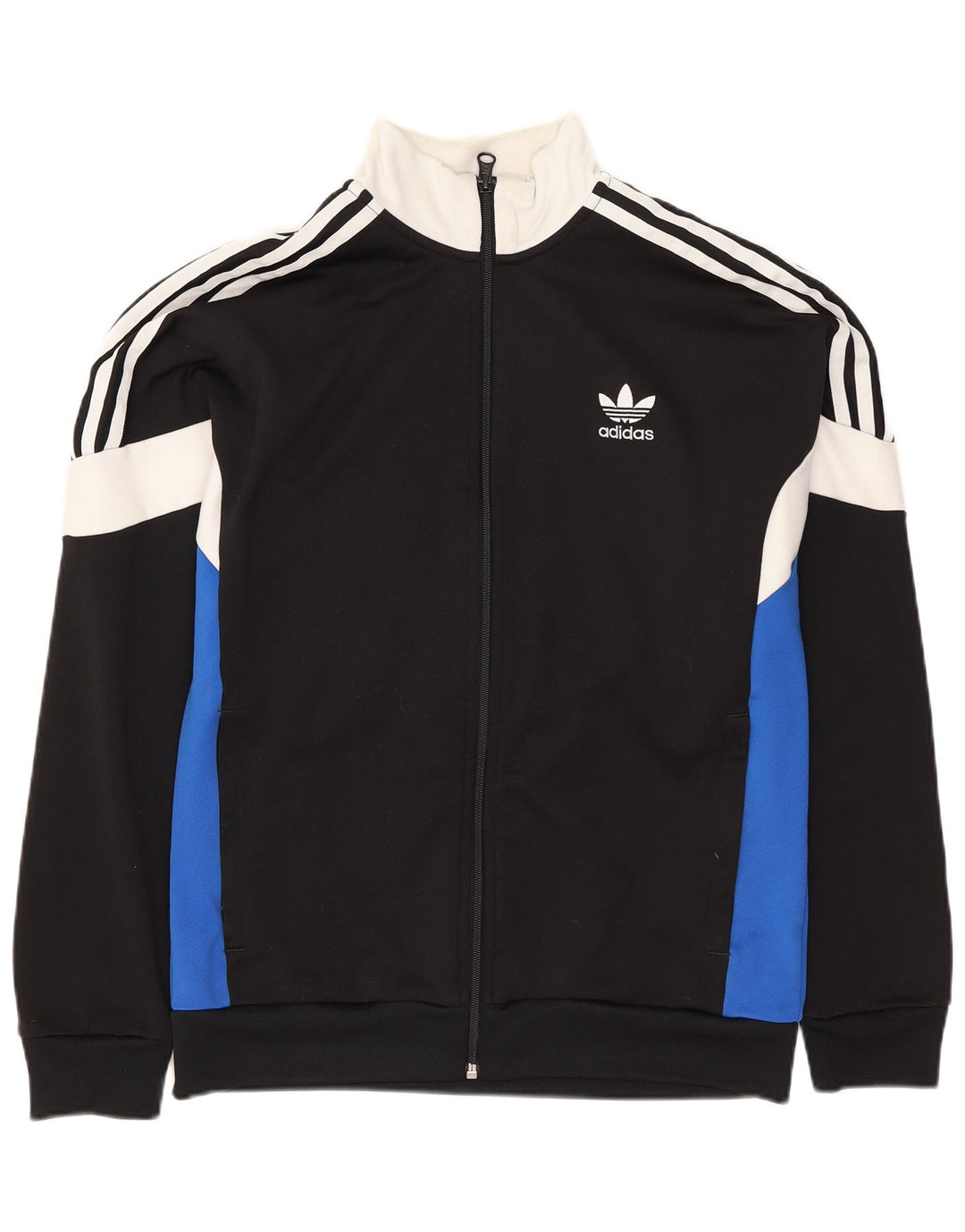 ADIDAS Veste de survêtement pour garçon 13-14 ans Noir Colourblock Polyester