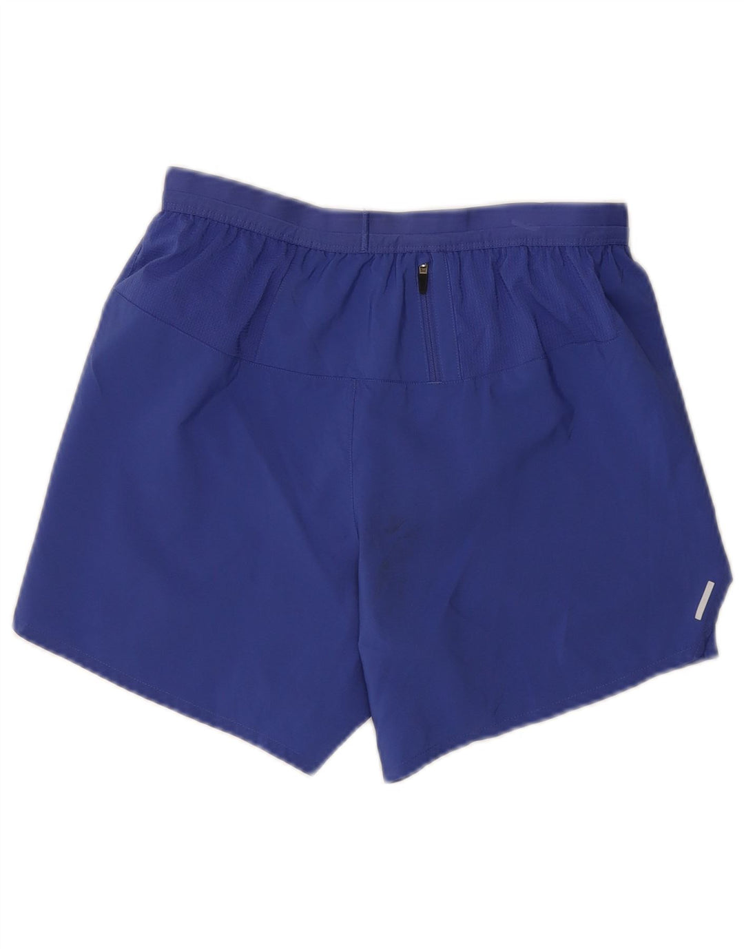 NIKE Short de sport Dri Fit pour femme UK 12 Bleu moyen Polyester