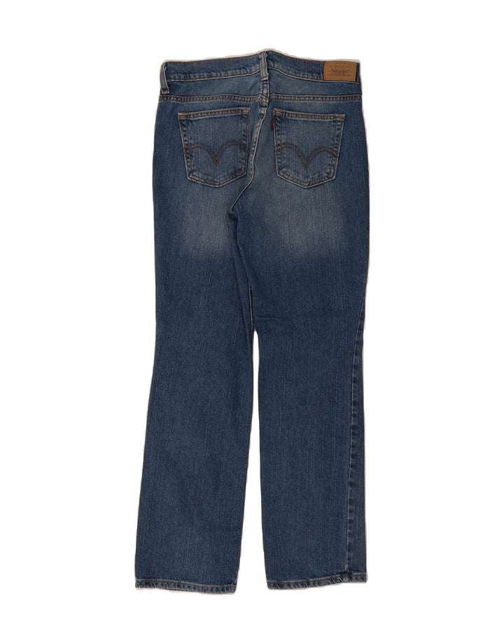 LEVI'S Womens Straight Jeans US 8 Medium W32 L30 Blue Cotton Vintage Levi's and Second-Hand Levi's from Messina Hembry 