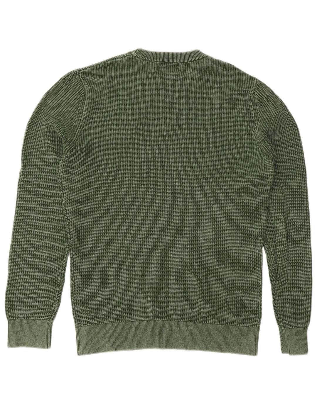 Superdry Pull Col Ras Du Cou Homme Vert Moyen Coton