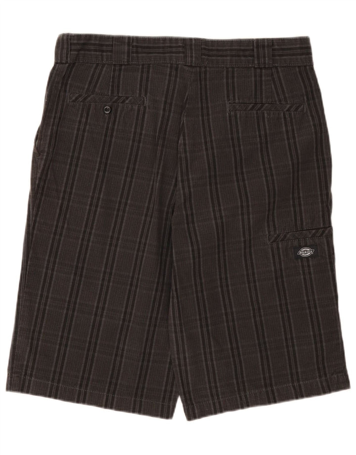 Dickies Short Cargo W34 Homme en Coton à Carreaux Noir Large