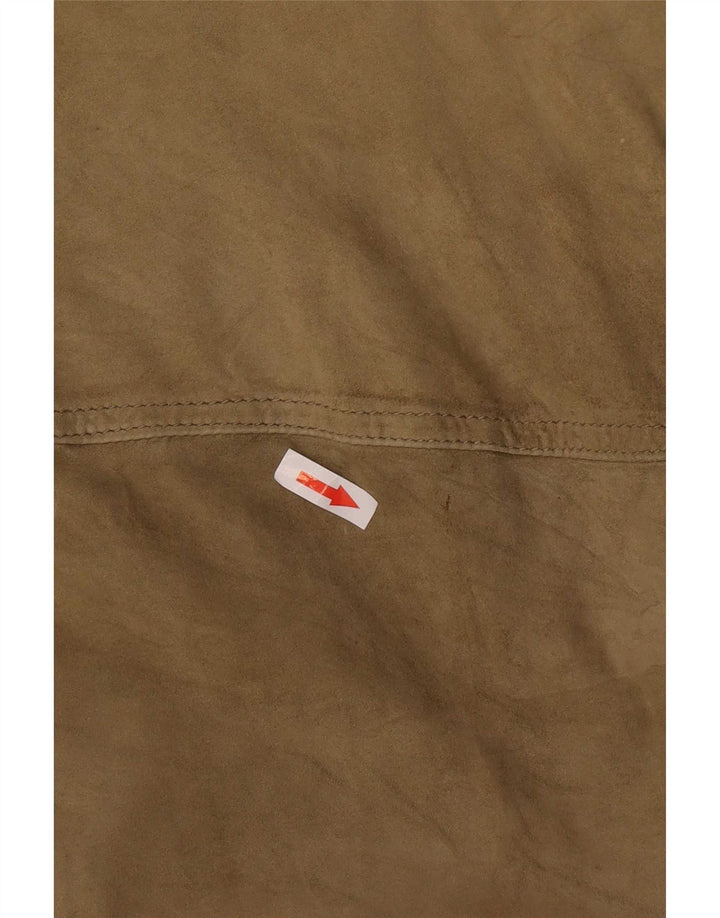 Scout Veste bomber en daim pour homme UK 40 Large Vert