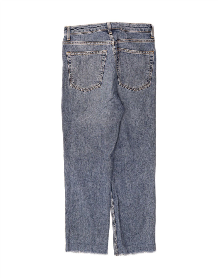 Topshop Jean court femme W28 L25 bleu coton