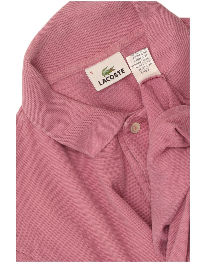 Lacoste Polo Homme Taille 5 Grand Coton Rose