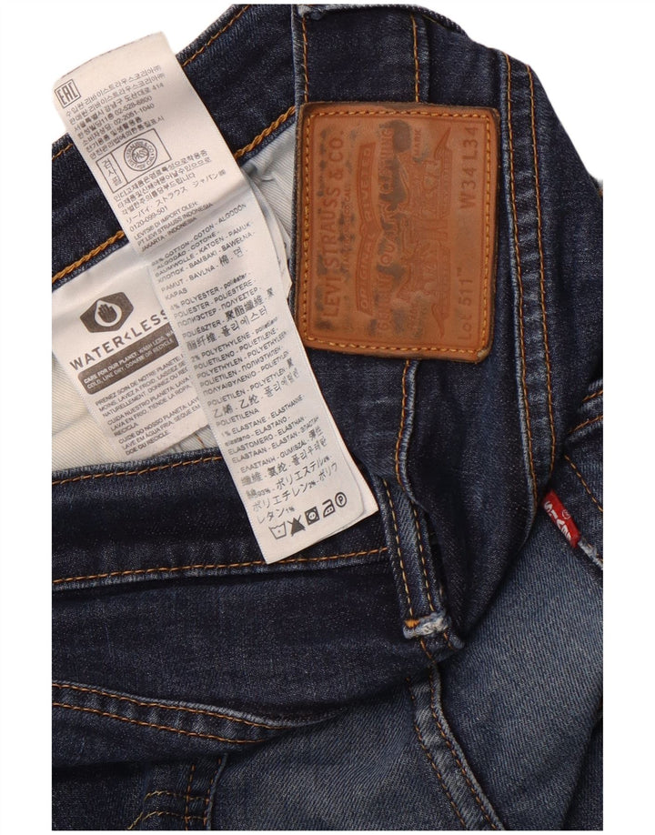 Levi's Jean Slim 511 Homme Bleu W34 L34 Coton