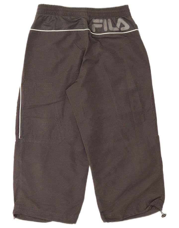 Fila Pantalon de Survêtement Graphic Capri Homme Petit Gris Polyester