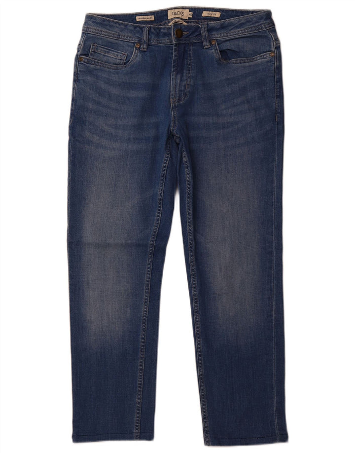 Dack's Jean Slim Homme IT 46 Small W30 L26 Bleu Coton