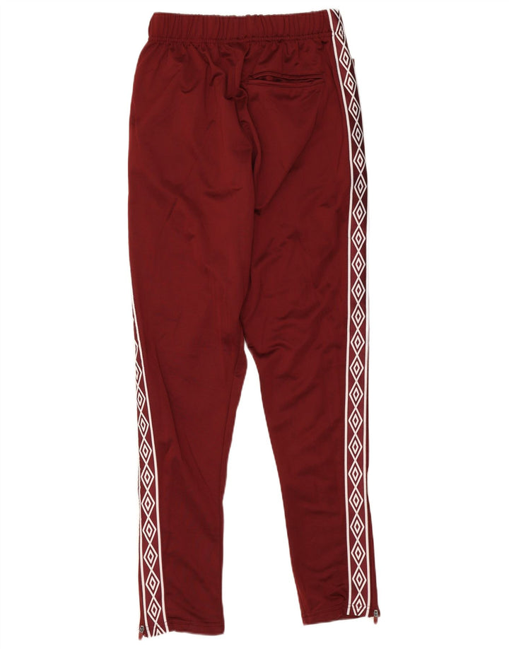 Umbro Pantalon de Survêtement Graphique Homme Petit Bordeaux Polyester