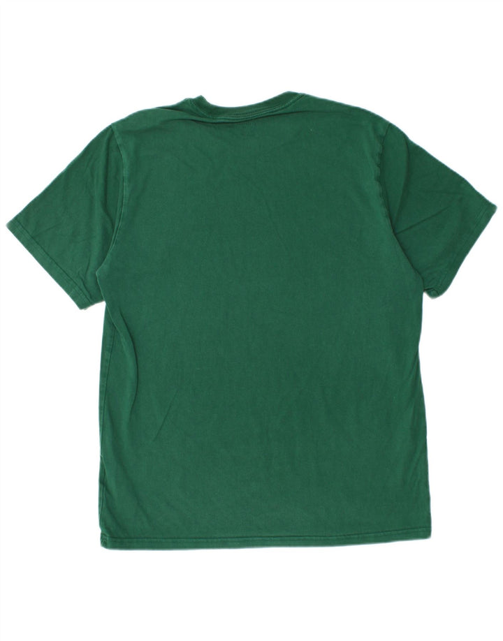 Converse T-Shirt Homme Vert Moyen Coton