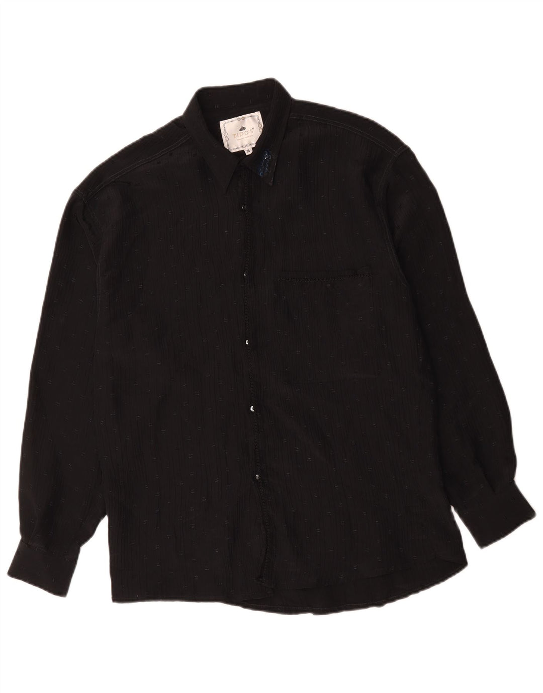Tipo' S Chemisier pour femme UK 14 Medium Noir à fines rayures