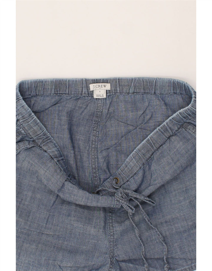 J. CREW Womens Chino Shorts Small W27 Blue Vintage J. Crew and Second-Hand J. Crew from Messina Hembry 