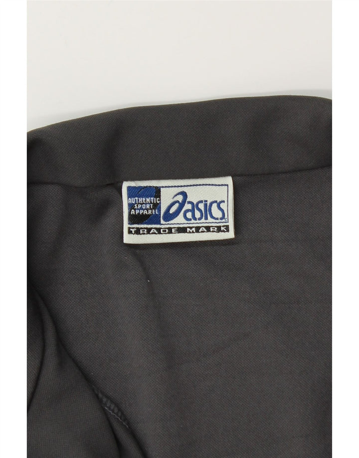 ASICS Veste de survêtement pour homme Small Gris Colorblock Polyester