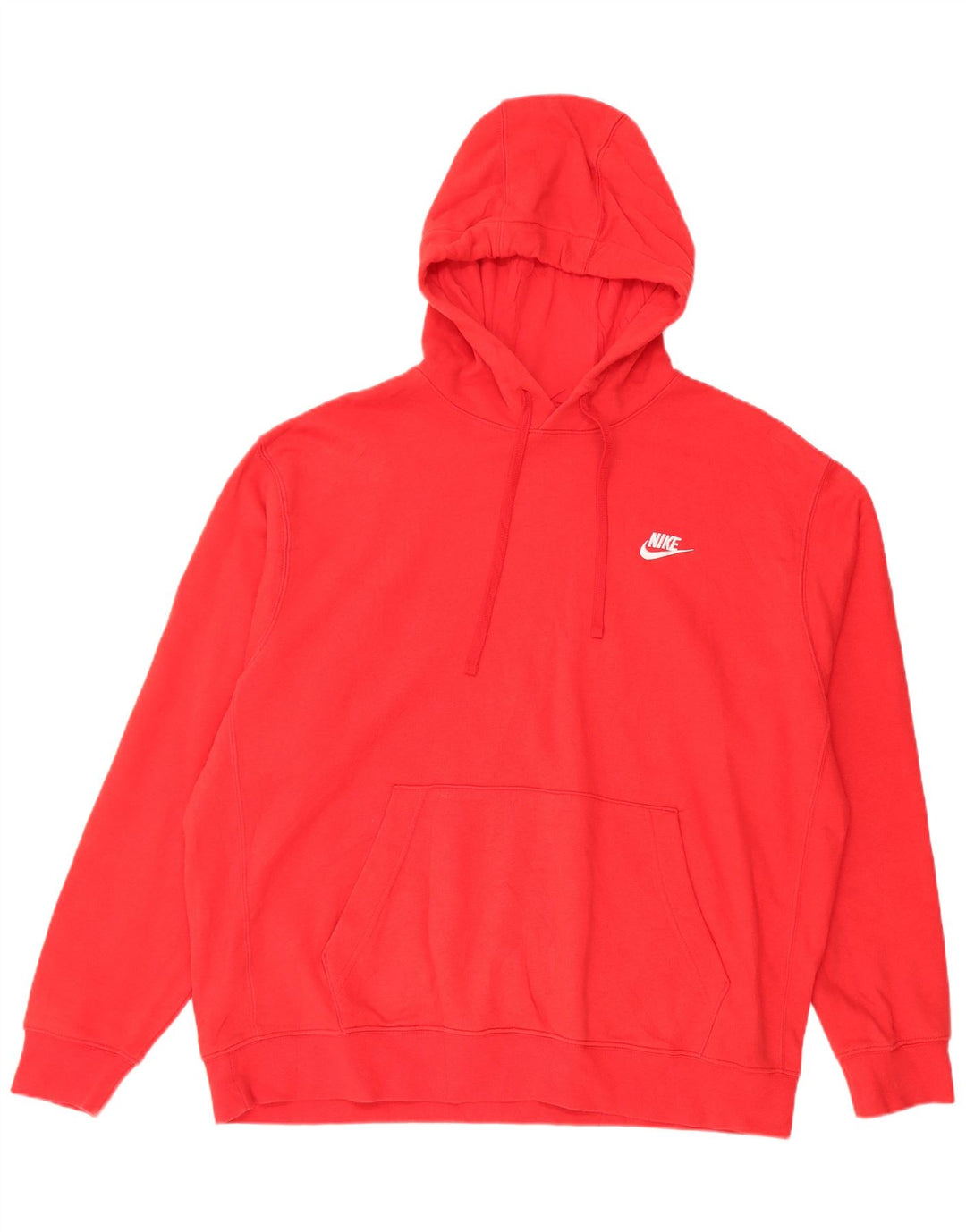 NIKE Pull à capuche pour homme XL Rouge Coton