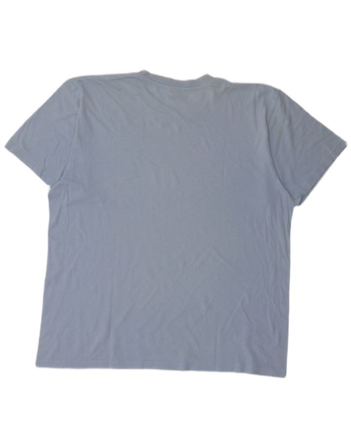 Champion T-Shirt Homme Top 2XL Bleu Coton