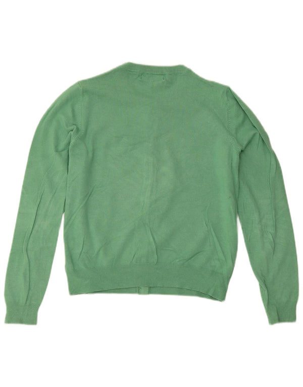 Marks & Spencer Pull Cardigan Femme UK 16 Large Vert Viscose