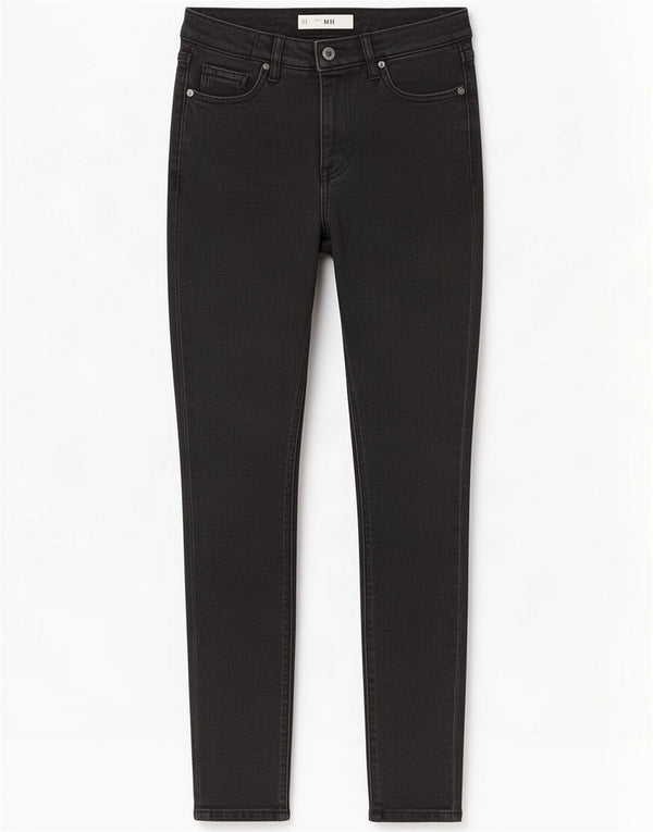 Topshop Femme Jamie Skinny Jeans W26 L26 Noir Coton