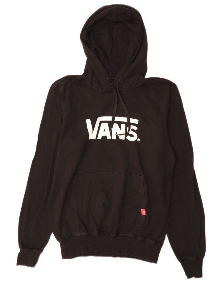 Vans Pull à capuche graphique pour hommes, grand coton noir
