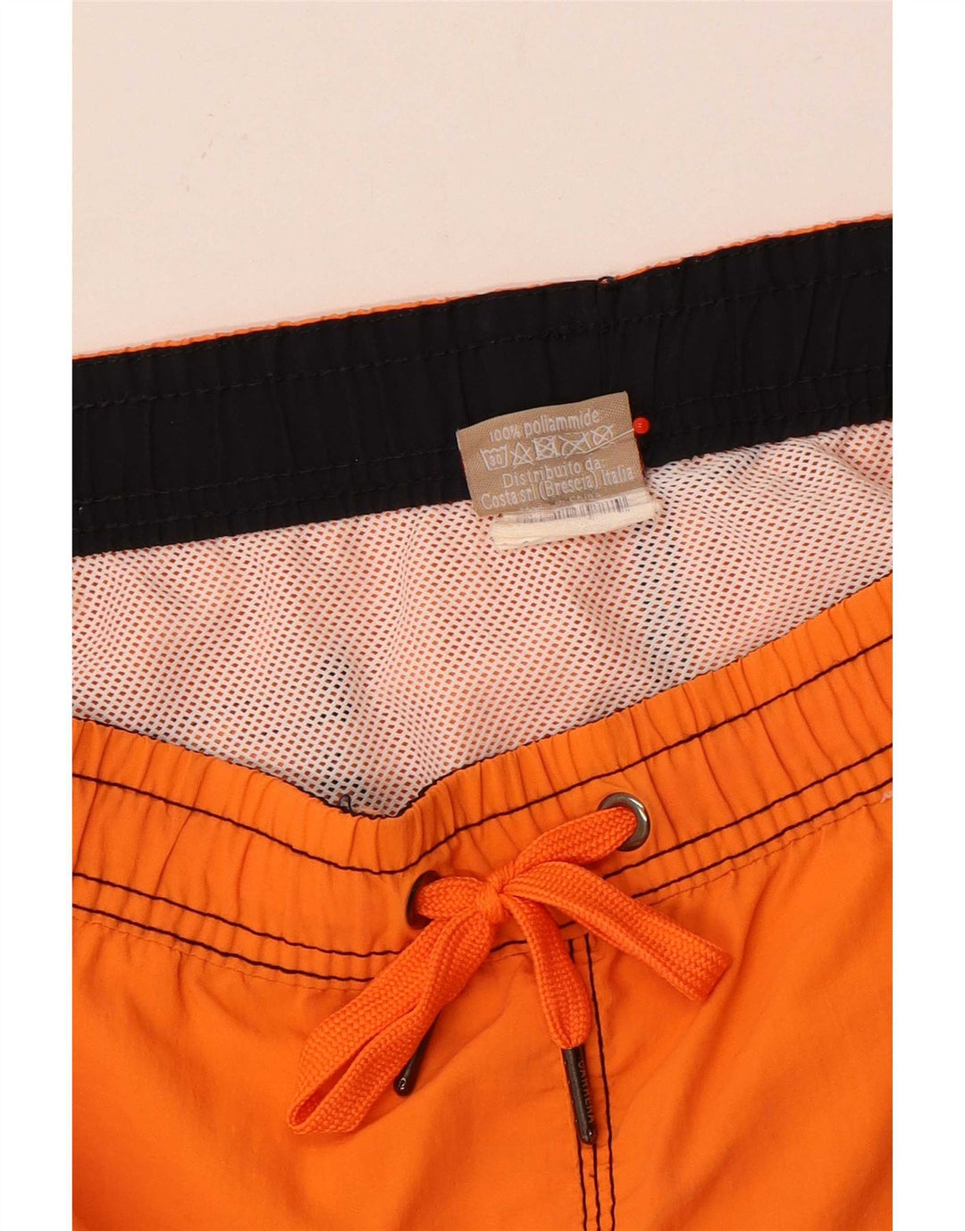 Carrera Short de Bain Graphic Homme Orange Moyen Polyamide