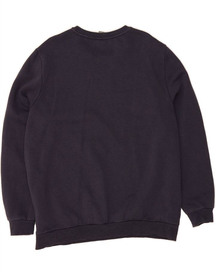 PUMA Mens Sweatshirt Jumper XL Navy Blue Cotton Vintage Puma and Second-Hand Puma from Messina Hembry 