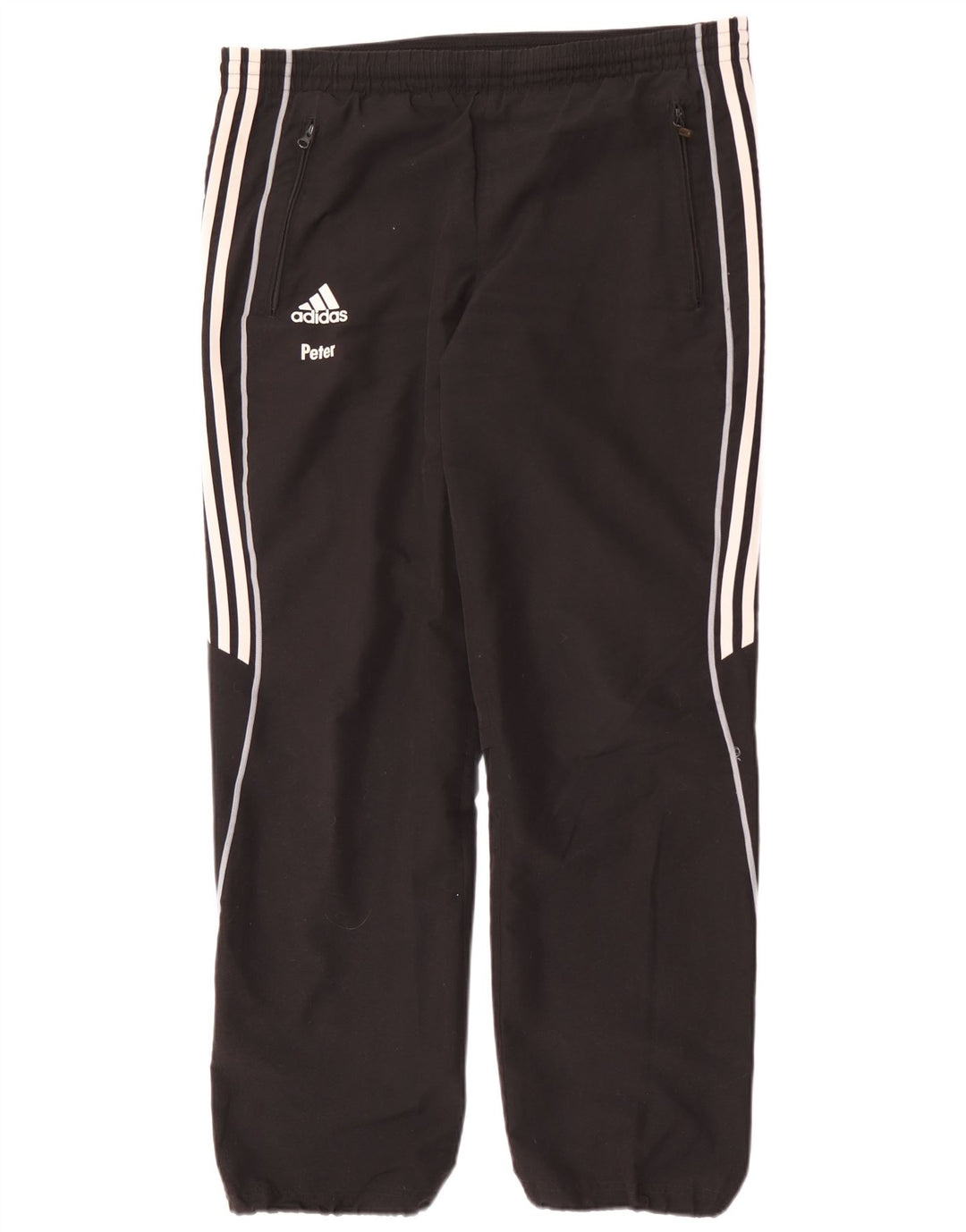 Adidas Pantalon de survêtement pour homme Noir moyen Polyester Sports