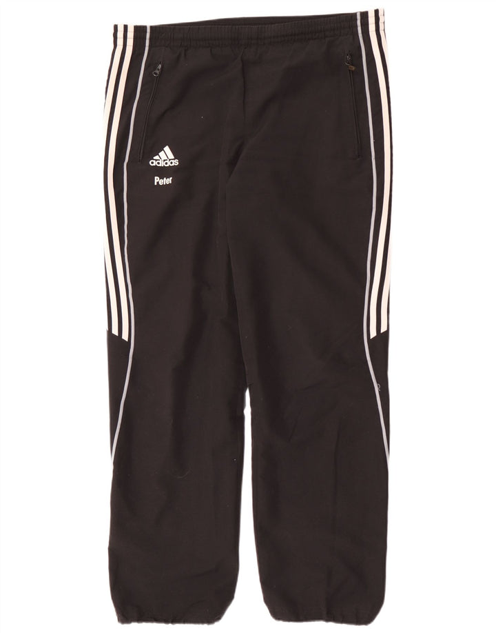 Adidas Pantalon de survêtement pour homme Noir moyen Polyester Sports