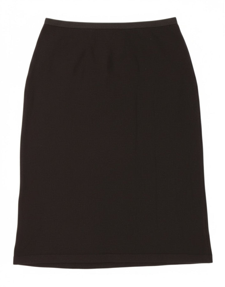 vintage Femme Jupe A-Line W30 Moyen Noir