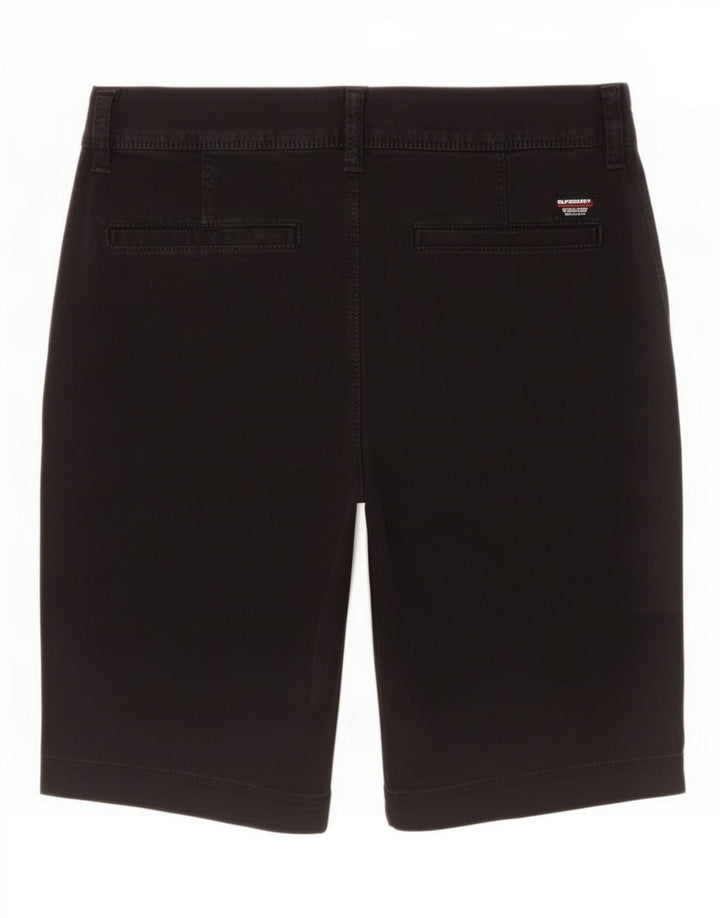 Superdry Short Chino Slim Fit W30 Homme Noir Moyen Coton