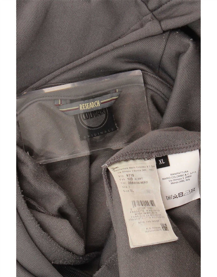 Colmar Pull à capuche pour homme XL Gris Polyester