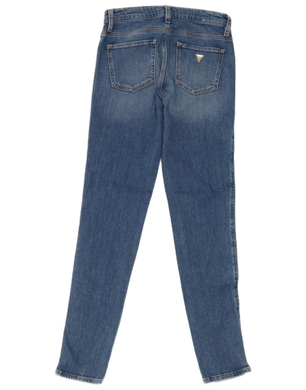 Guess Femme Jean Skinny Curve Sexy W24 L30 Bleu Coton